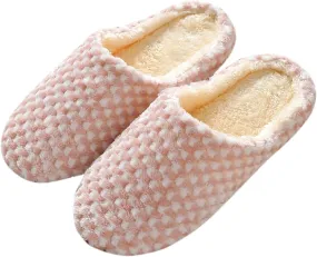Christmas Slippers for Men Comfort Fluffy Fuzzy Slip-on House Slippers Open Toe Cross Band Indoor Outdoor Non-Slip