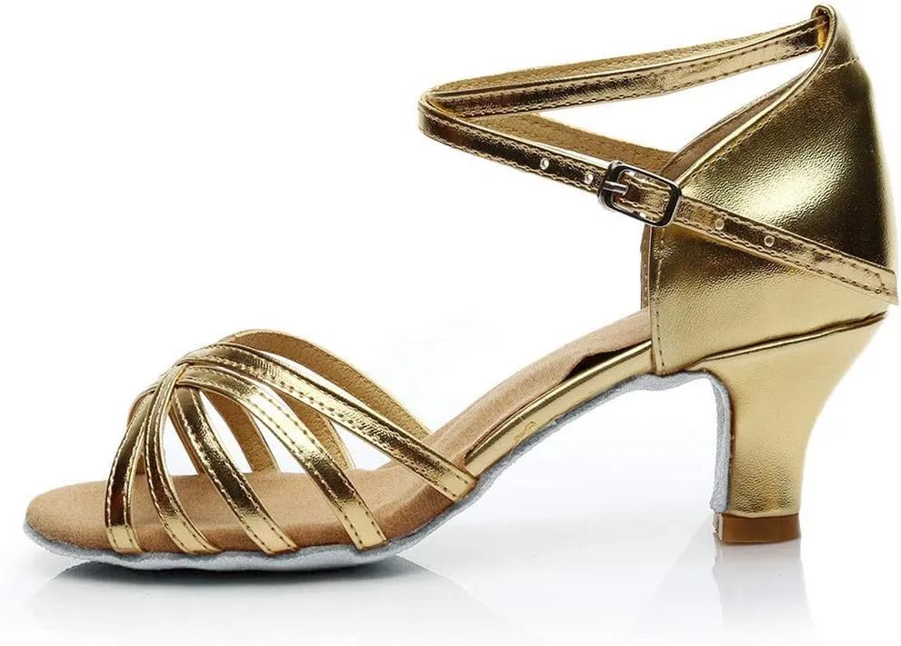Chunky Heels Women's Chunk Low Heel Pump Sandals Gold Heels for Women Dressy Women's Lace Up Heeled Sandals