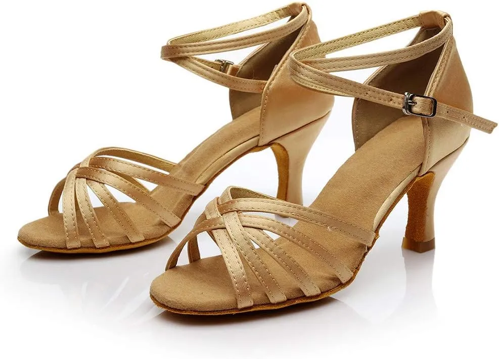 Chunky Heels Women's Chunk Low Heel Pump Sandals Gold Heels for Women Dressy Women's Lace Up Heeled Sandals