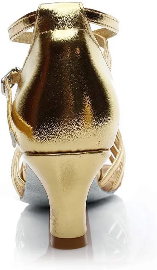 Chunky Heels Women's Chunk Low Heel Pump Sandals Gold Heels for Women Dressy Women's Lace Up Heeled Sandals