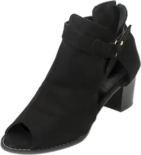 Chunky Heels Women's Open Toe Ankle Strap Chunky Heels Sandals for Women Women's Chunk Low Heel Pump Sandals