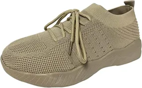 Chunky Sneakers for Women Comfortable Tennis Running Fashion Shoes Breathable Mesh Slip On Walking Shoes Lightweight Wedge Workout Sport Work Casual Sneakers Platform Loafers