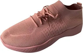 Chunky Sneakers for Women Comfortable Tennis Running Fashion Shoes Breathable Mesh Slip On Walking Shoes Lightweight Wedge Workout Sport Work Casual Sneakers Platform Loafers