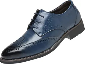 Classical Style Men's Breathable Hollow Business Casual Pointed Shoes Extra Wide Shoes for Men Leather Men's Fashion Men Shoe