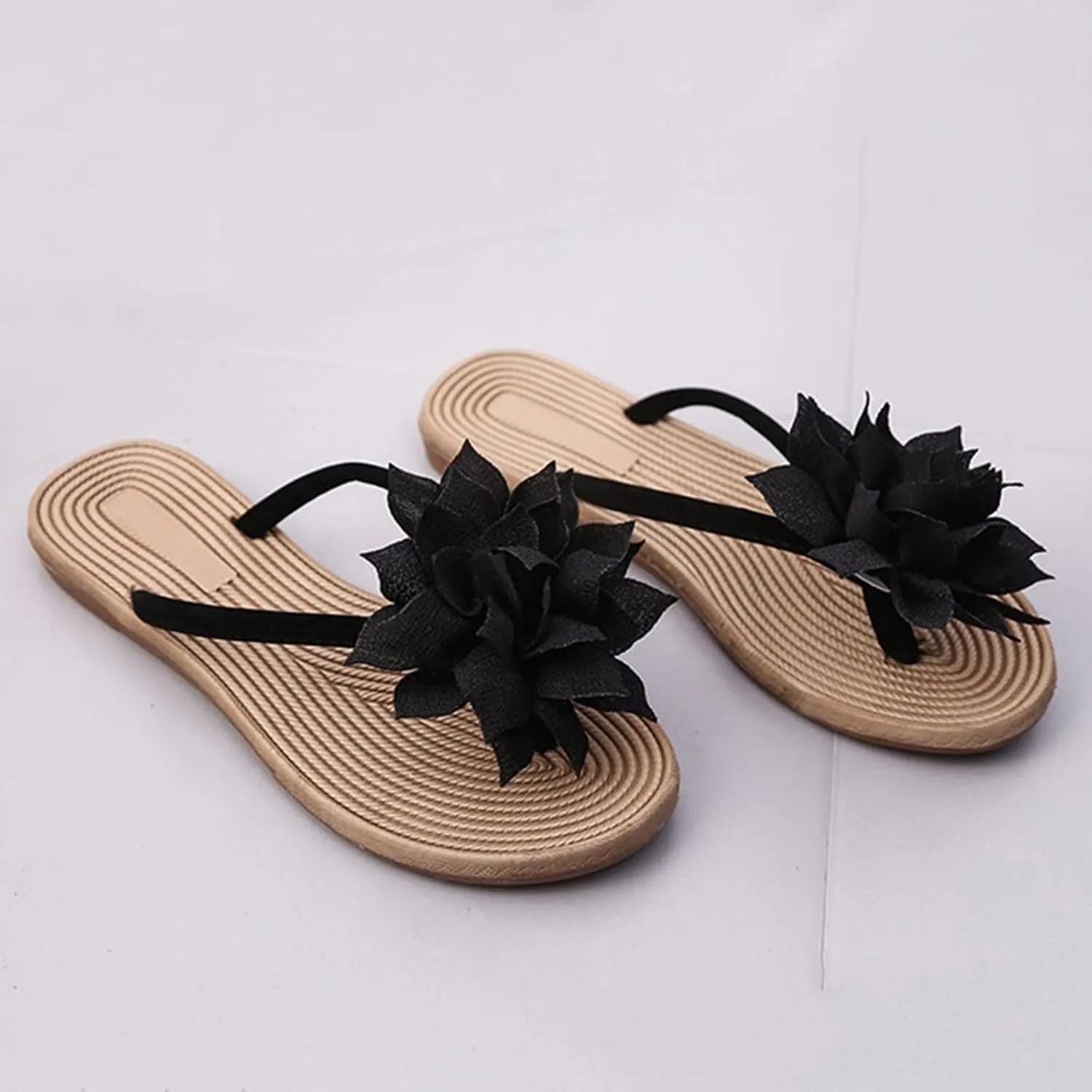Comfortable Slide Sandals Slippers Sandals Shoes Summer And Fashion Flat Flowers Beach Slippers Women Women's slipper