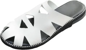 Comfortable Slip On Slide Sandals Women's Slippers 2023 New Foreign Trade Large Size Sandals Women's Flat Bottom