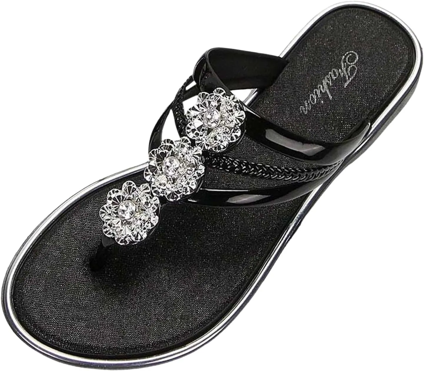 Cool Slippers Female Soft Soled Non Slip Wear Resisting Flat Beach Flops Lady Sandals Women Womens Insoles for Sandals