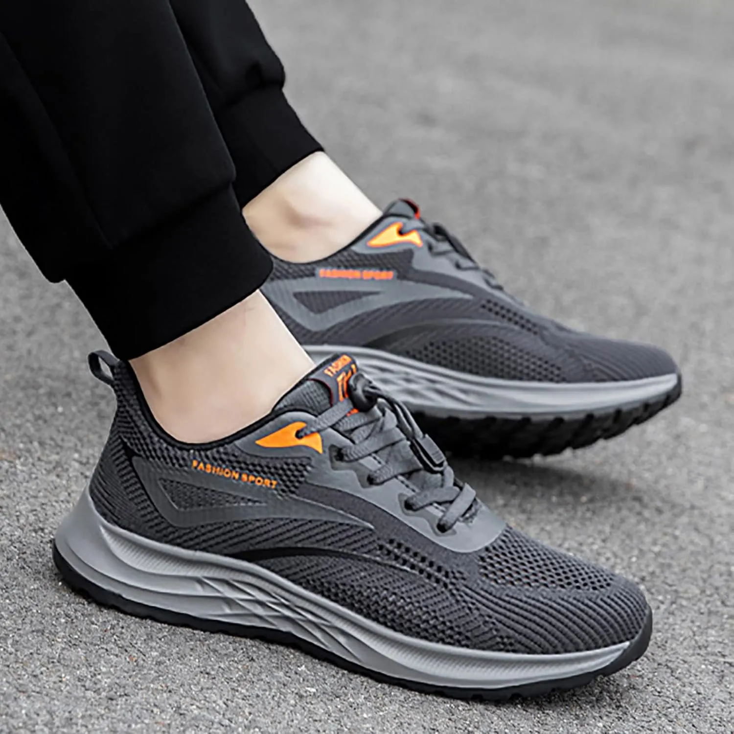 Couple Men's Spring and Summer New Non Slip Walking Fashion Light Shoes Middle and Elderly Sneaker Roller Skates for Men Men