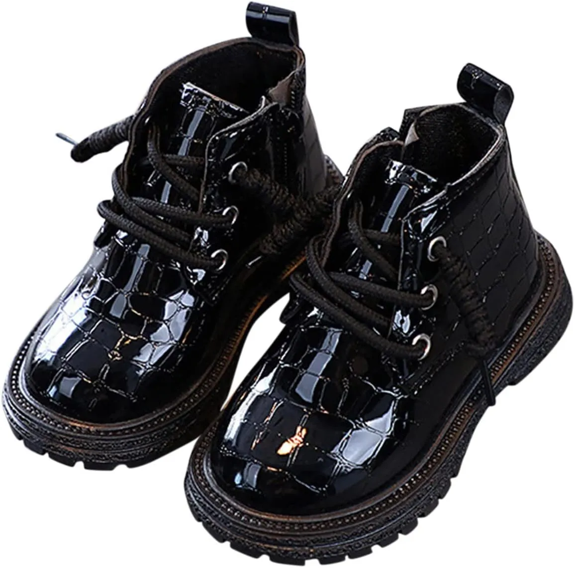Fashion All Seasons Children Boots for Boys and Girls Ankle Boots with Thick Soles Non Slip Kids Snow Boots Size 5