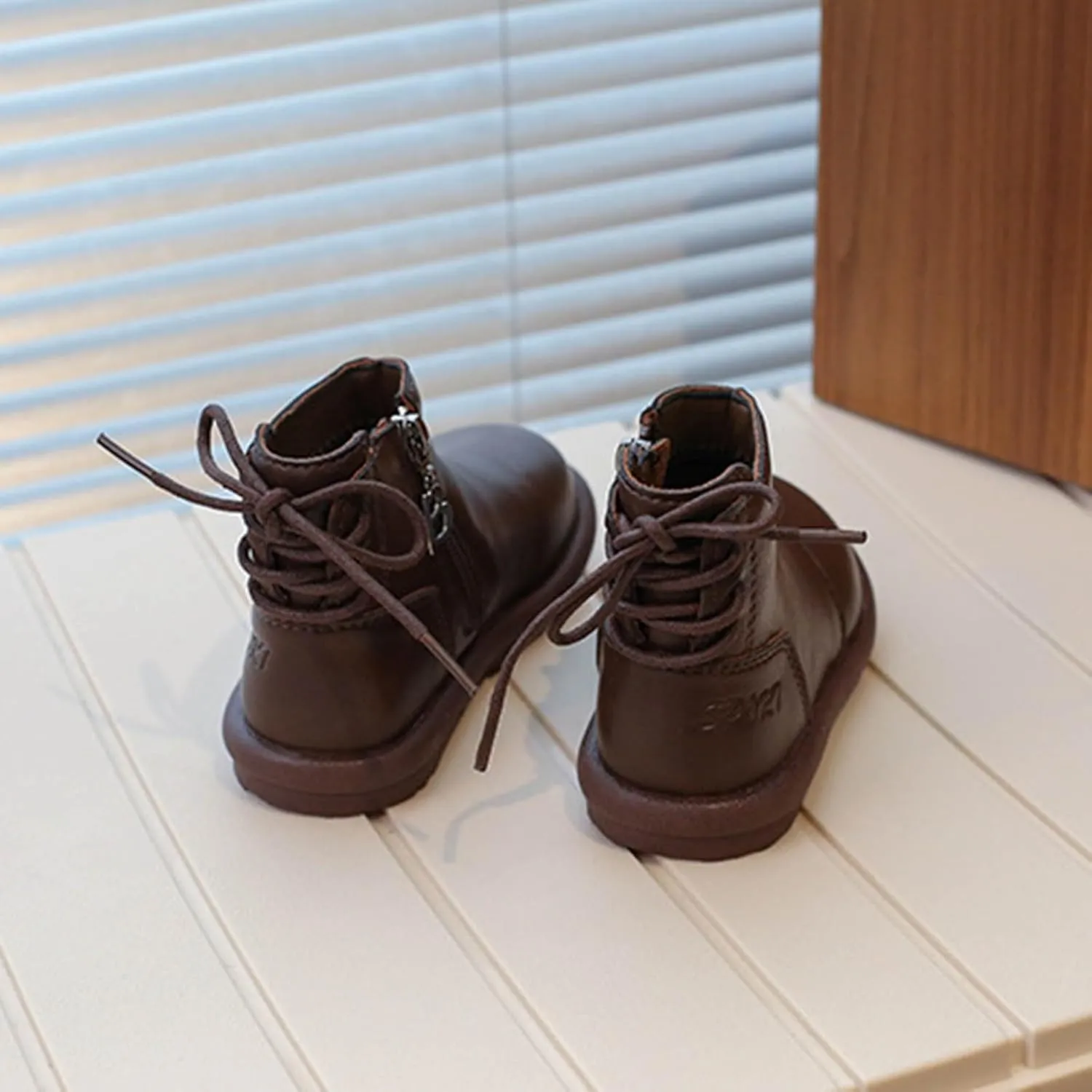 Fashion Autumn And Winter Children Boots Boys And Girls Ankle Boots Thick Soles Non Slip Side Girl Rain Boots