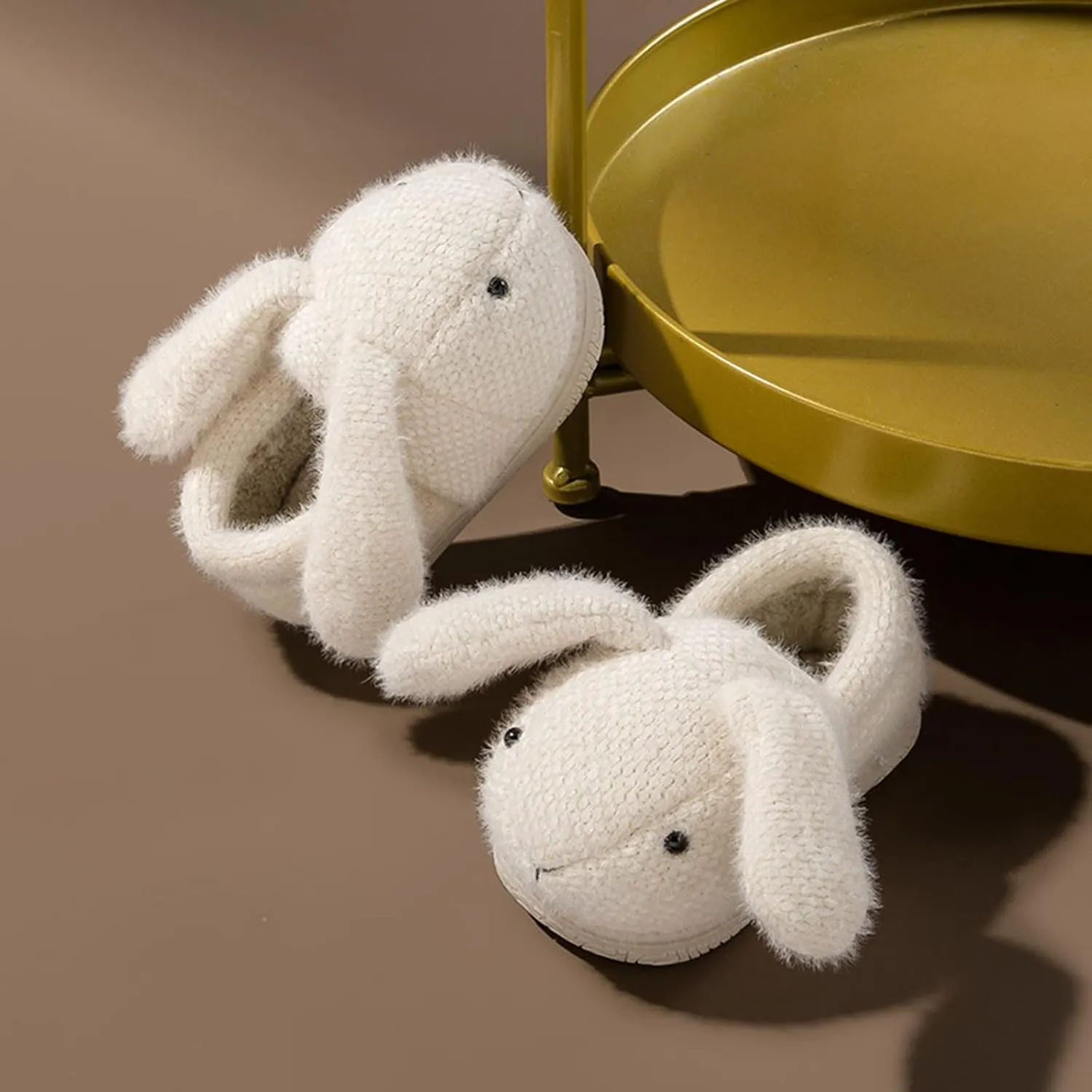 Fashion Cute Autumn And Winter Boys And Girls Slippers Flat Bottom Round Toe Soft Warm Comfortable House Slippers