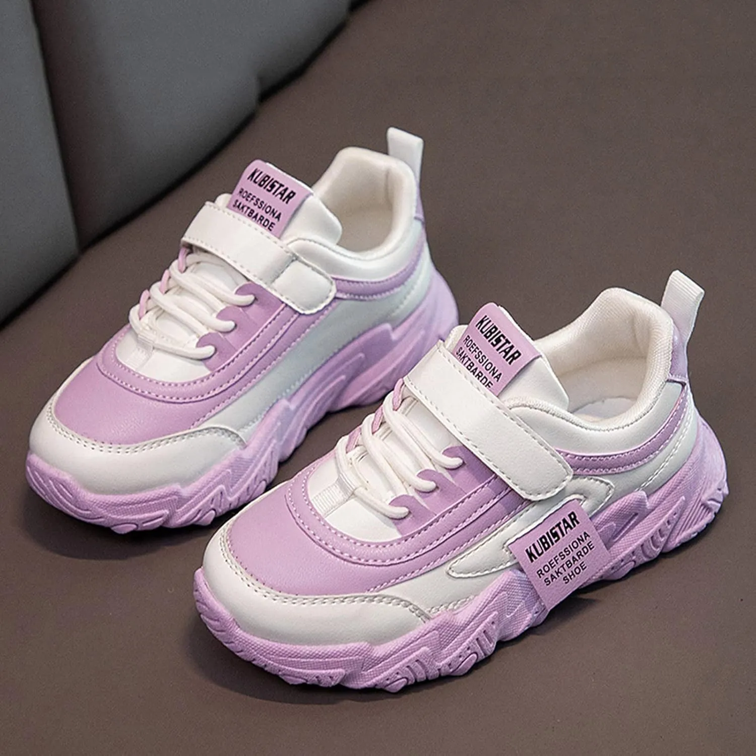 Fashion Kids' Flat Shoes Boys Girls Lightweight Fashion Sneakers Low Top Casual School Walking Tennis Shoes