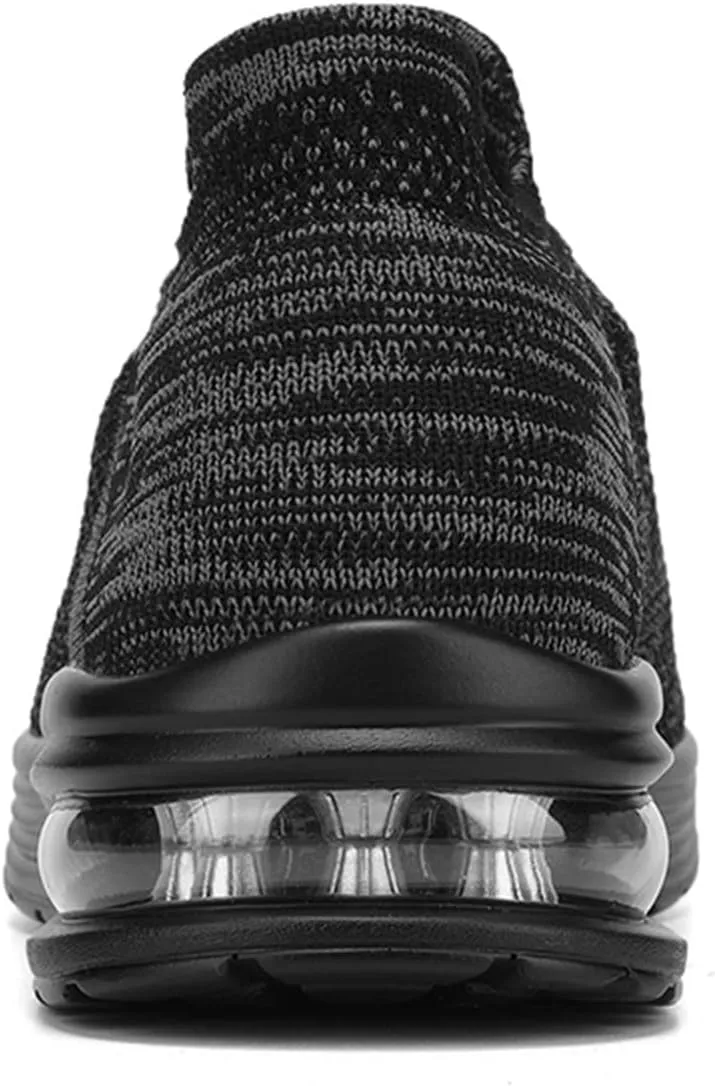 Fashion Summer Men Mesh Breathable Comfortable Air Cushion Sole Casual Slip On Casual Sneaker Shoes for Men Men's Sandals Men