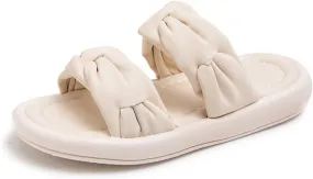 Flat Sandals Summer Shoes for Kids Big Kids Children's Baby Girls Slippers Summer Outwear Fashion Leather Slippers Daily Beach Shoes