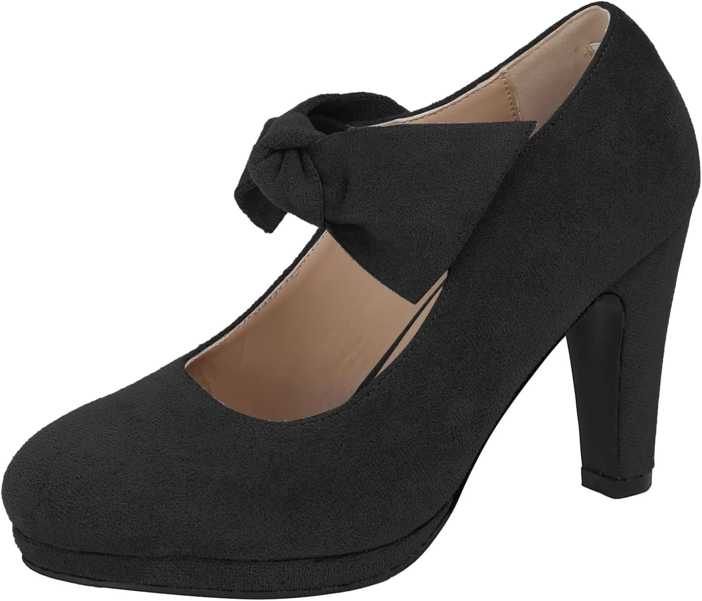 Foreign Trade 9cm Spring and Summer High Heels Women's Shoes Fashion Solid Color Suede Single Shoes