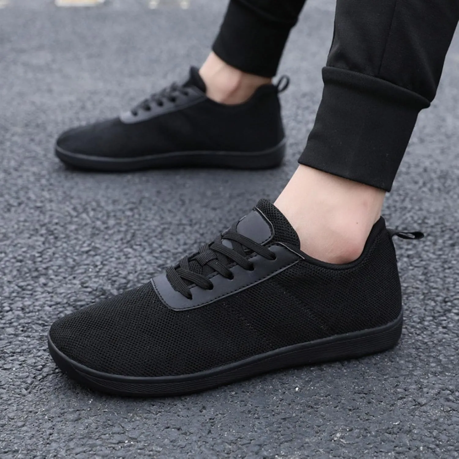 Foreign Trade New Flying Weaving Mesh Breathable Cople‘s’ Shoes Round Head Low Top Soft Bottom Casual Sneaker for Men Water