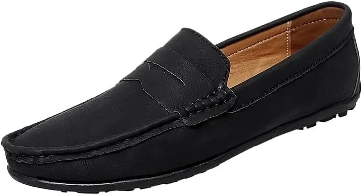 Fotwear Men Dress Shoes Black Leather Wedding Mens Shoes Slip On Office Men Loafers Plus Size Italian Designer Formal Shoes Male
