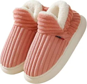 Fuzzy Slippers fpr Women Memory Foam Fuzzy Cute Furry Fleece Slippers Warm Plush Slip on Indoor Outdoor