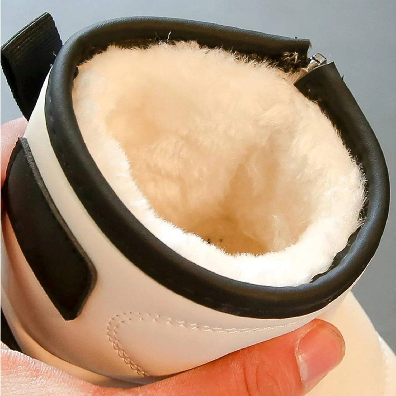 Fuzzy Snow Booties For Kids Boys Girls Toddler Childrens Side Zipper Shoes Winter Warm Ski aterproof Thick Boots