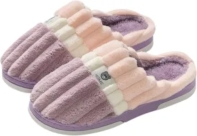 Gibobby Fuzzy Slippers fpr Women Cute Memory Foam Fluffy Soft Slippers Slip-on Winter Warm Shoes for Women