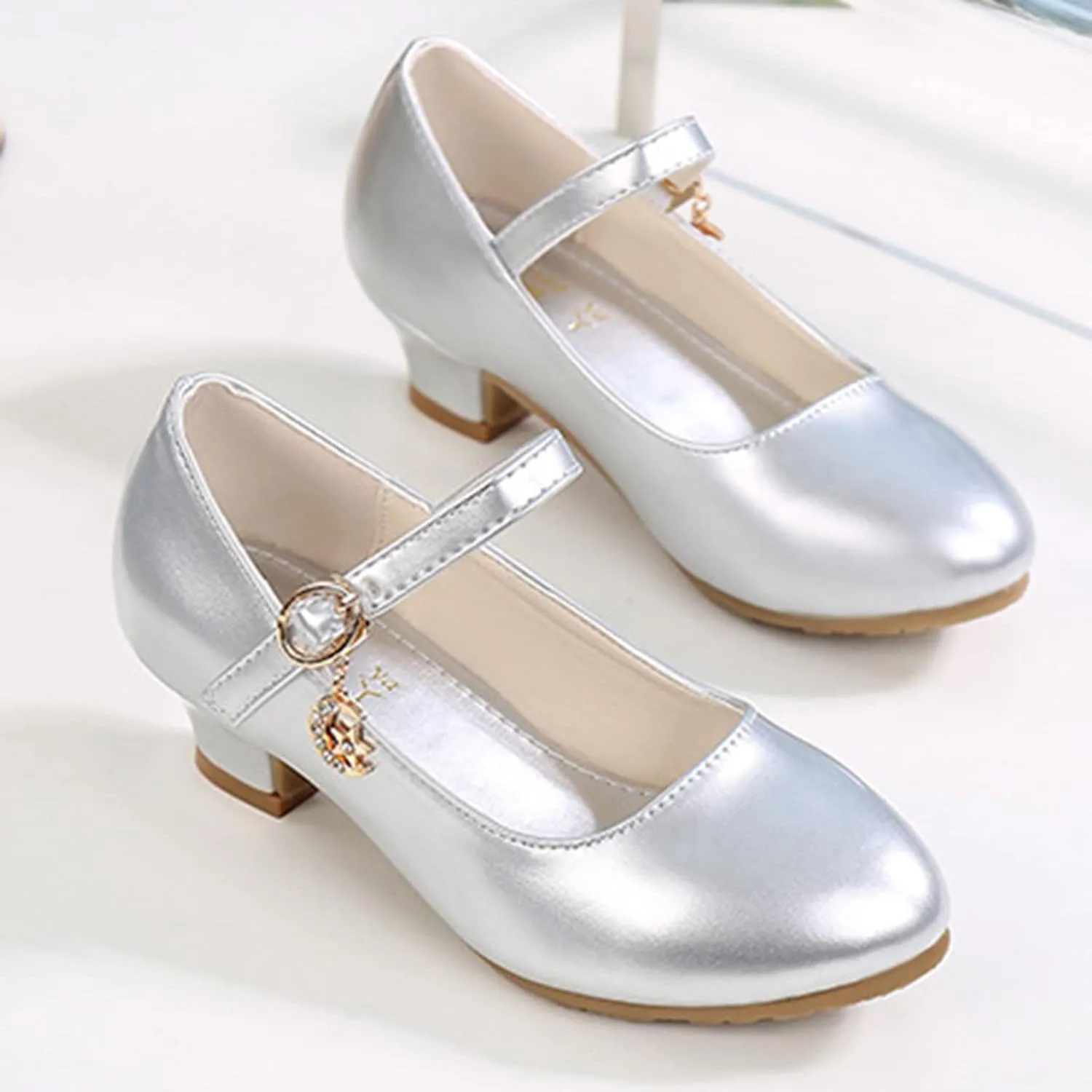 Girl Shoes Small Leather Shoes Single Shoes Children Dance Shoes Girls Performance Shoes Clothing for Girls