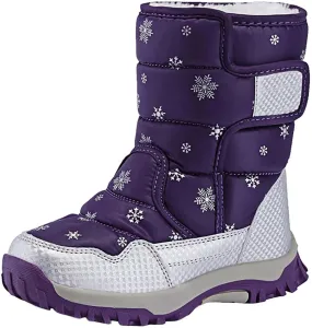 Girls Boys Snow Boots Outdoor Warm Comfortable Non Slip Mid Calf Padded Small Big Kids Plush Lined Winter Shoes