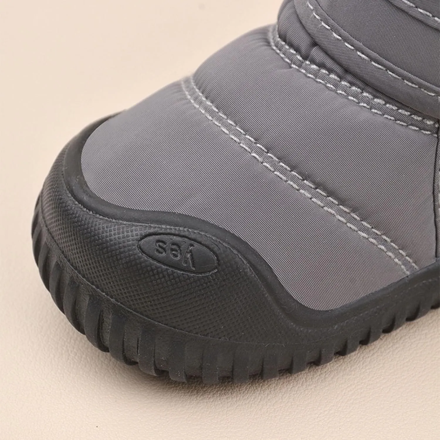 Girls Boys Unisex Warm Fr Lined Winter Snow Boots Waterroof Outdoor Ankle Booties Comfortable Shoes for Kids