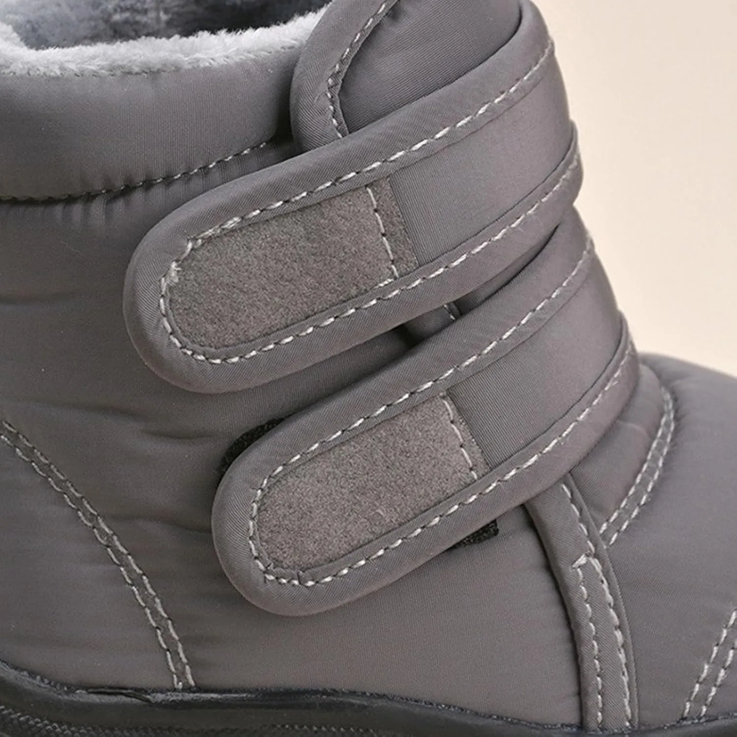 Girls Boys Unisex Warm Fr Lined Winter Snow Boots Waterroof Outdoor Ankle Booties Comfortable Shoes for Kids