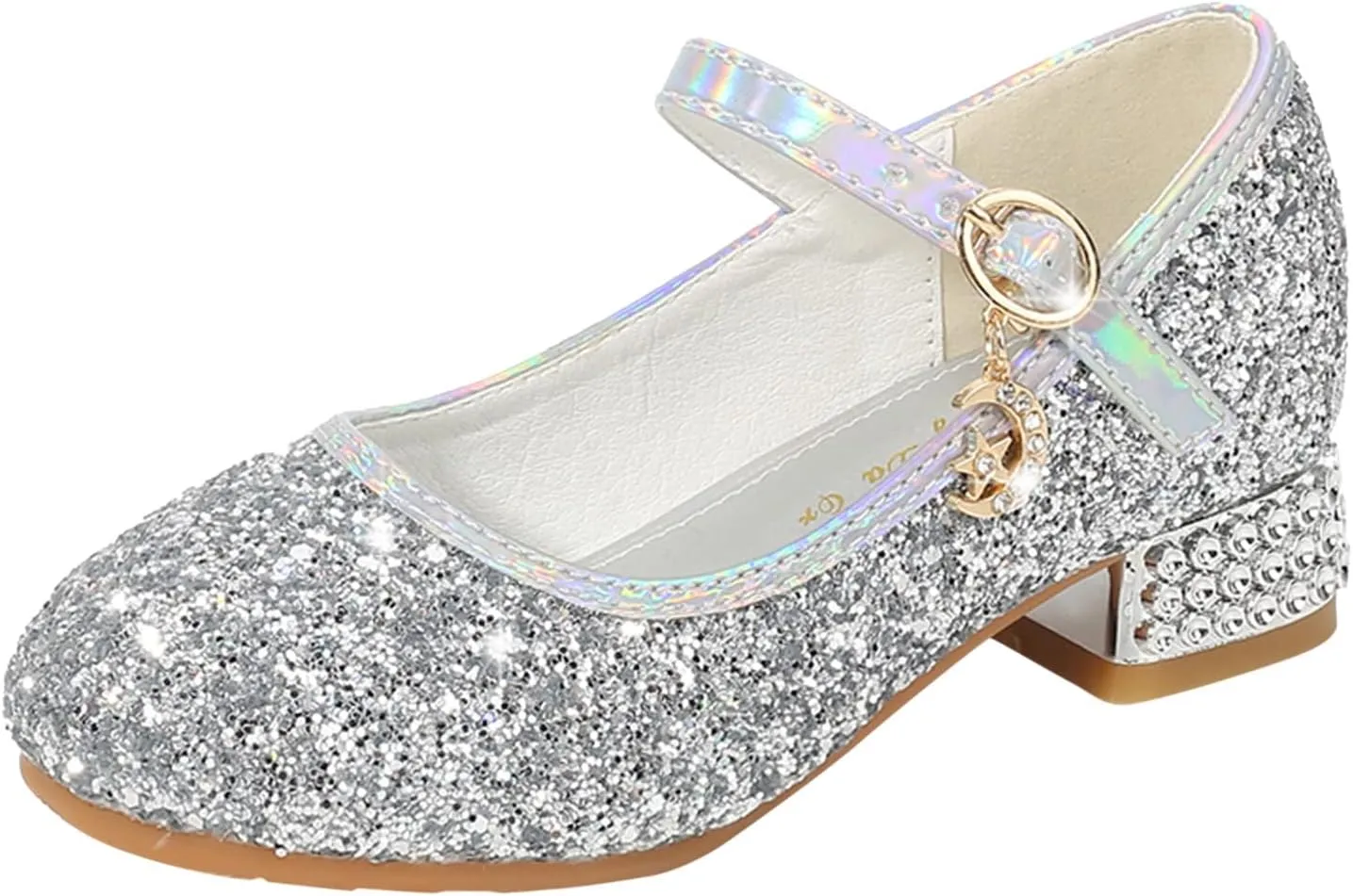 Girls Dress Shoes Low Heel Uniform School Shoes Wedding Party Mary Jane Flats for Toddler Infant