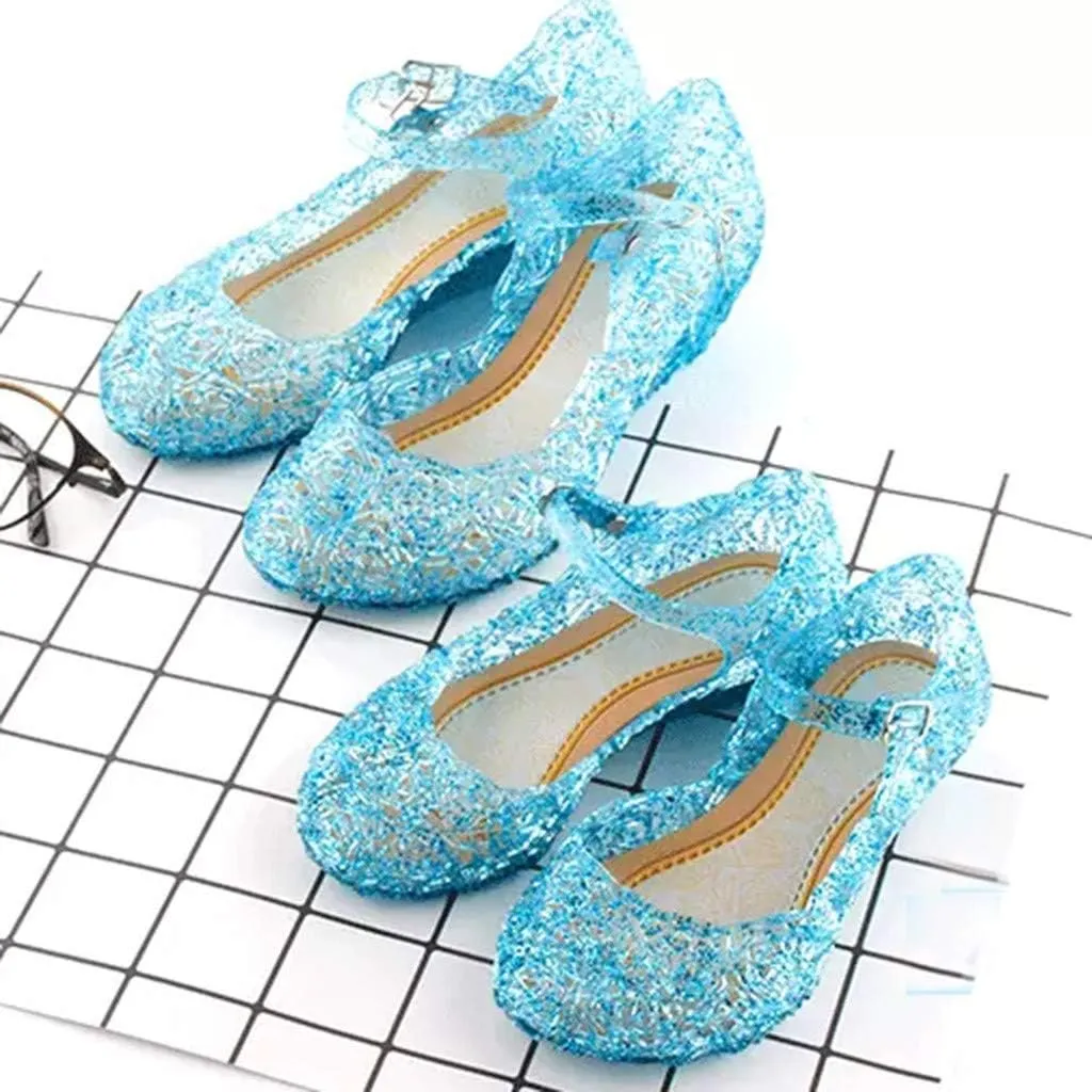 Girls Jelly Sandals Dress Up Mary Jane lats Heels Dance Pary Single Shoes for Kids Toddler Boy Shoes Infant