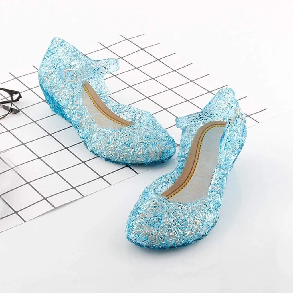 Girls Jelly Sandals Dress Up Mary Jane lats Heels Dance Pary Single Shoes for Kids Toddler Boy Shoes Infant