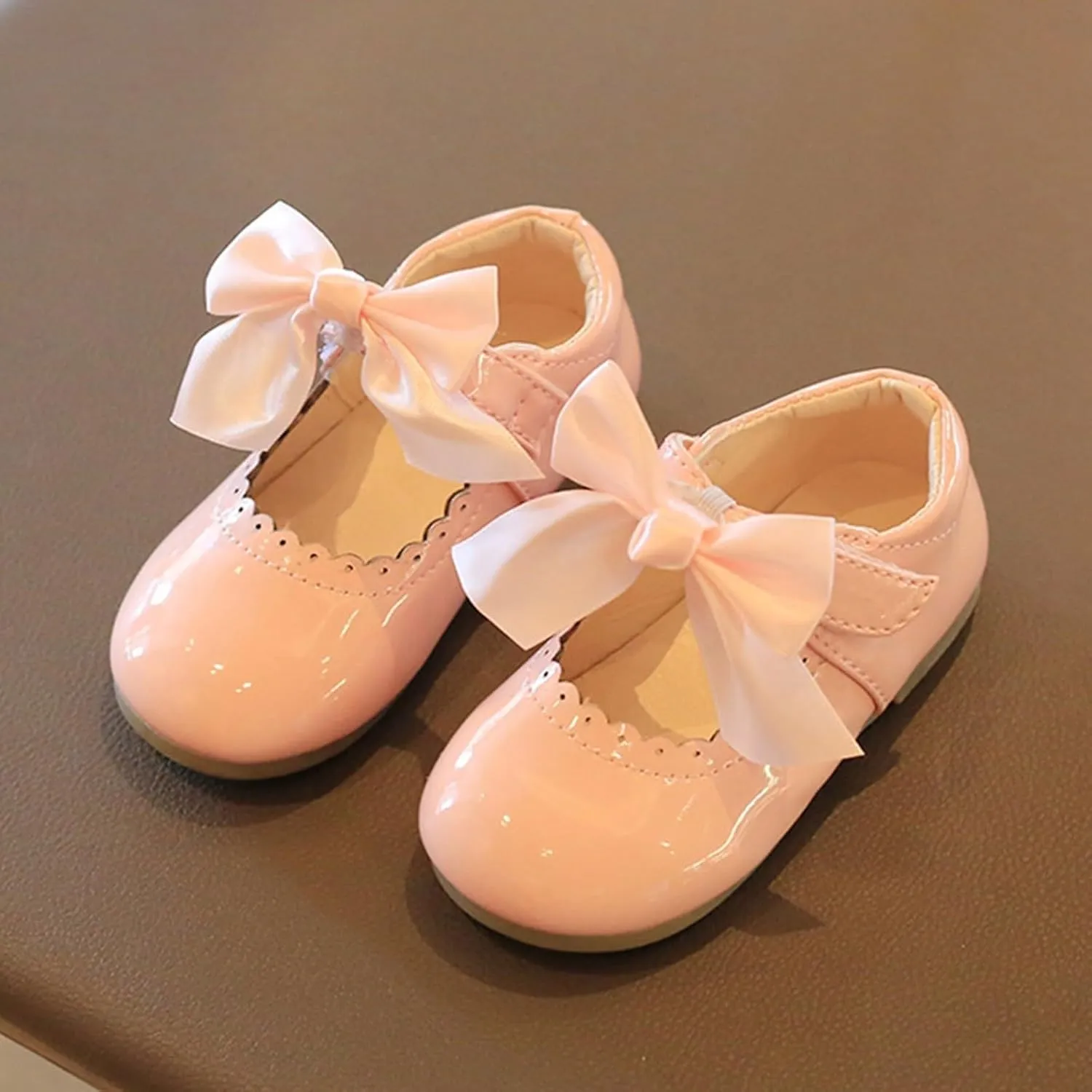 Girls Mary Jane Dress Shoes Cute Ballet ?lats Princess Flower Hook Loop Walking Sandals for Toddler/Little Kid