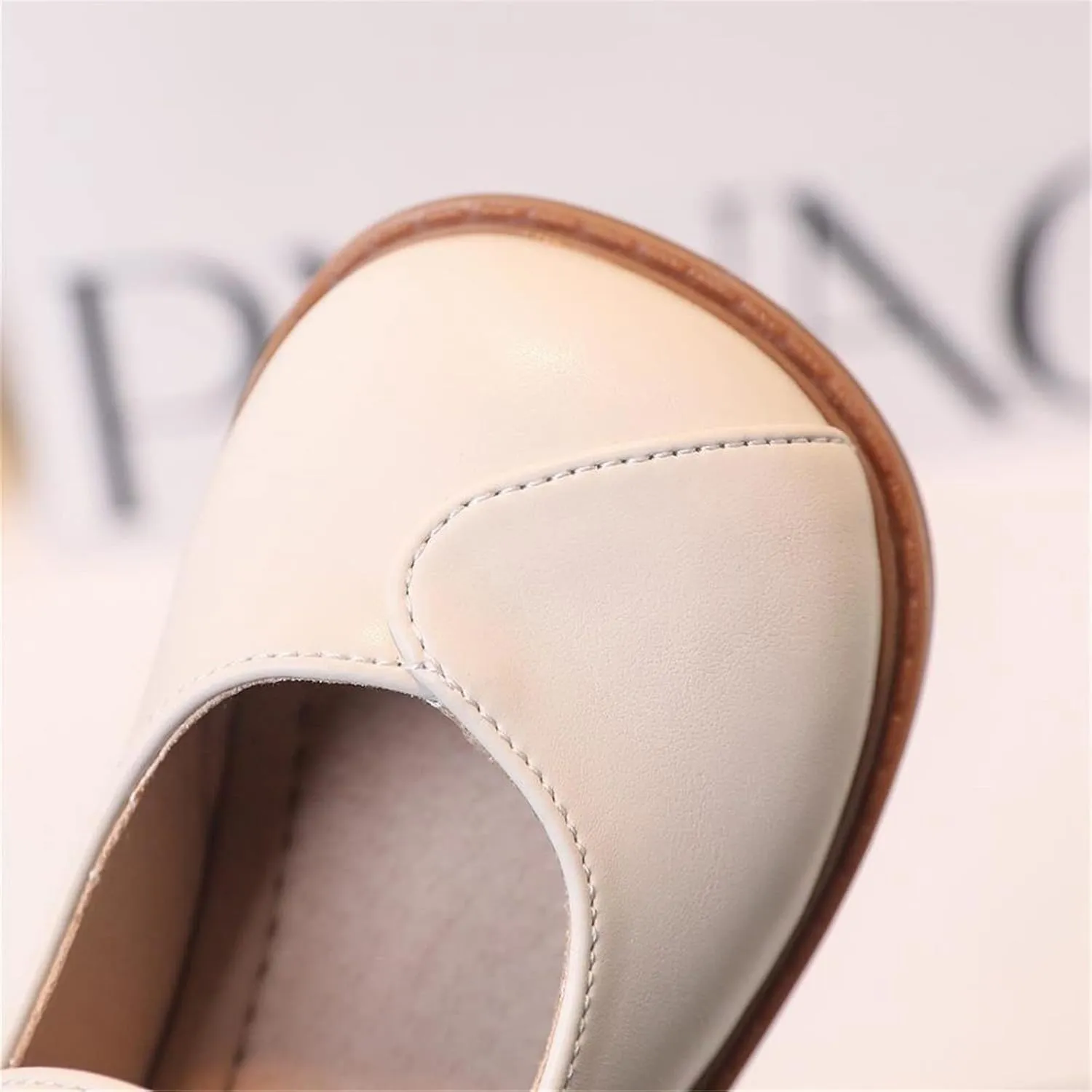 Girls Mary Jane Shoes for Wedding Party Flower Girl School Dress Shoes Low Heel Flats for Big Kids