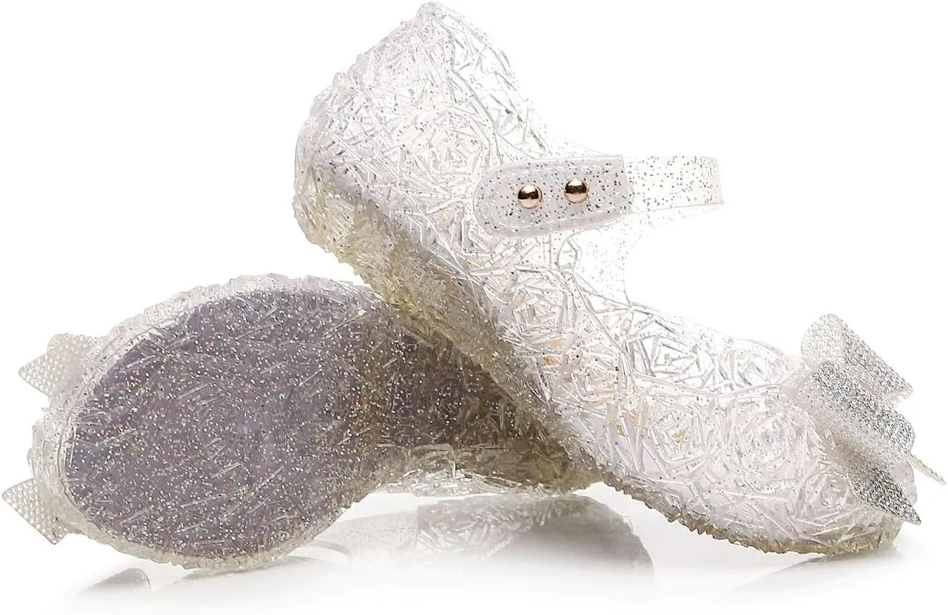Girls Sandals Party Shoes Girls Sandals Fashion New Pattern Cute Bow Decoration Soft Sole Comfortable Hook Loop Shoes