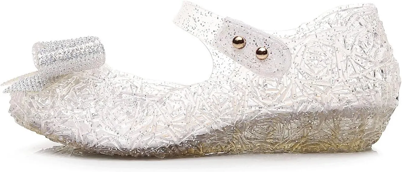 Girls Sandals Party Shoes Girls Sandals Fashion New Pattern Cute Bow Decoration Soft Sole Comfortable Hook Loop Shoes