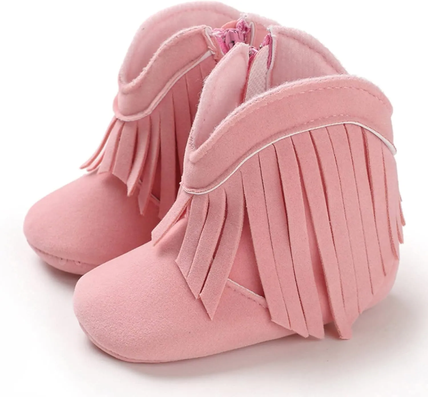 Girls Toddler Bow knot Ankle Boots Low Heel Side Zipper Cute Dress Booties Little Kid Ankle Flat Bottom Boots