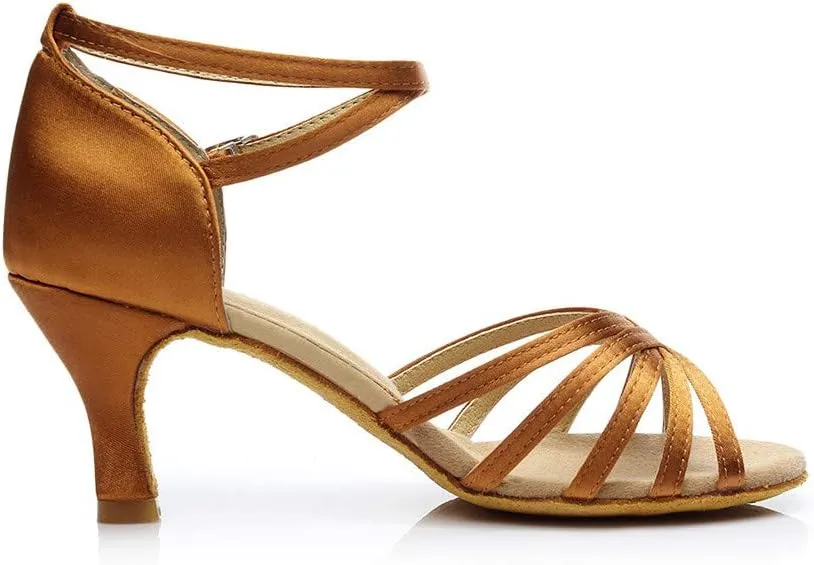 Heeled Sandals for Women Women's Open Toe Heeled Sandals Silver Heels Womens Chunk Low Heel Pump Sandal