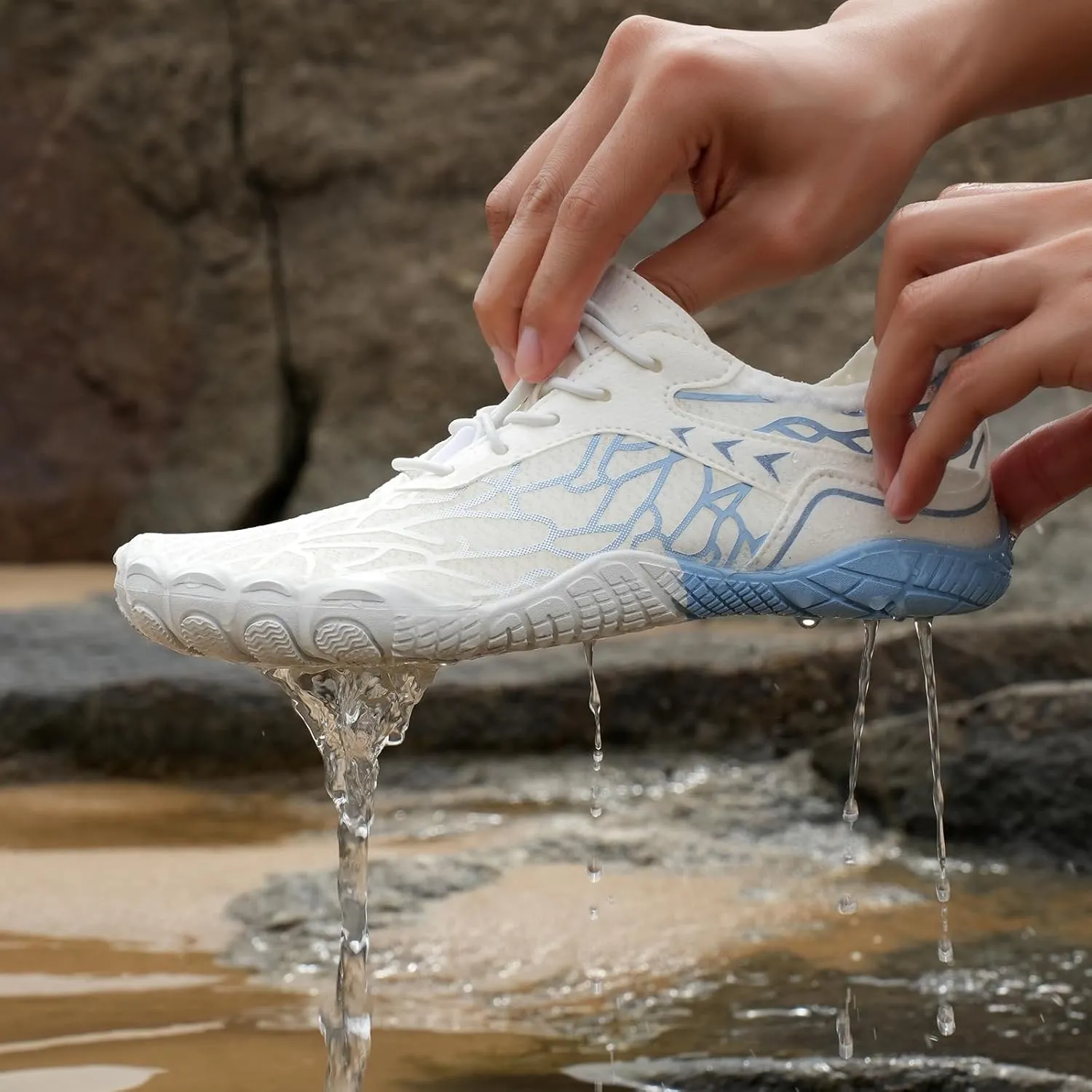 Hike Barefoot Shoes for Women and Men- Pro Wide Toe Box,Walking Barefoot Shoe,Healthy & Non-Slip,Breathable Athletic Sneaker Comfortable Outdoor Hiking Footwear(Unisex)