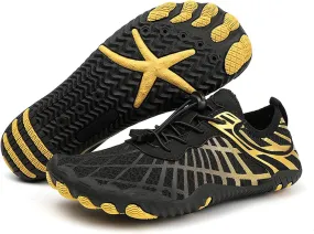 Hike Barefoot Shoes for Women Men Quick-Dry Slip-On Water Shoes Breathable Knit Athletic Footwear Aqua Yoga Socks for Swimming Hiking Sport Shoe