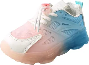 Infant Light Up Shoes Toddler Boys Girls LED Lightweight Mesh Walking Shoes Children Kids Breathable Tennis Shoes