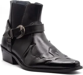 Jazam Men's 40126 Leather Lined Tall Western Style Cowboy Dress Boots