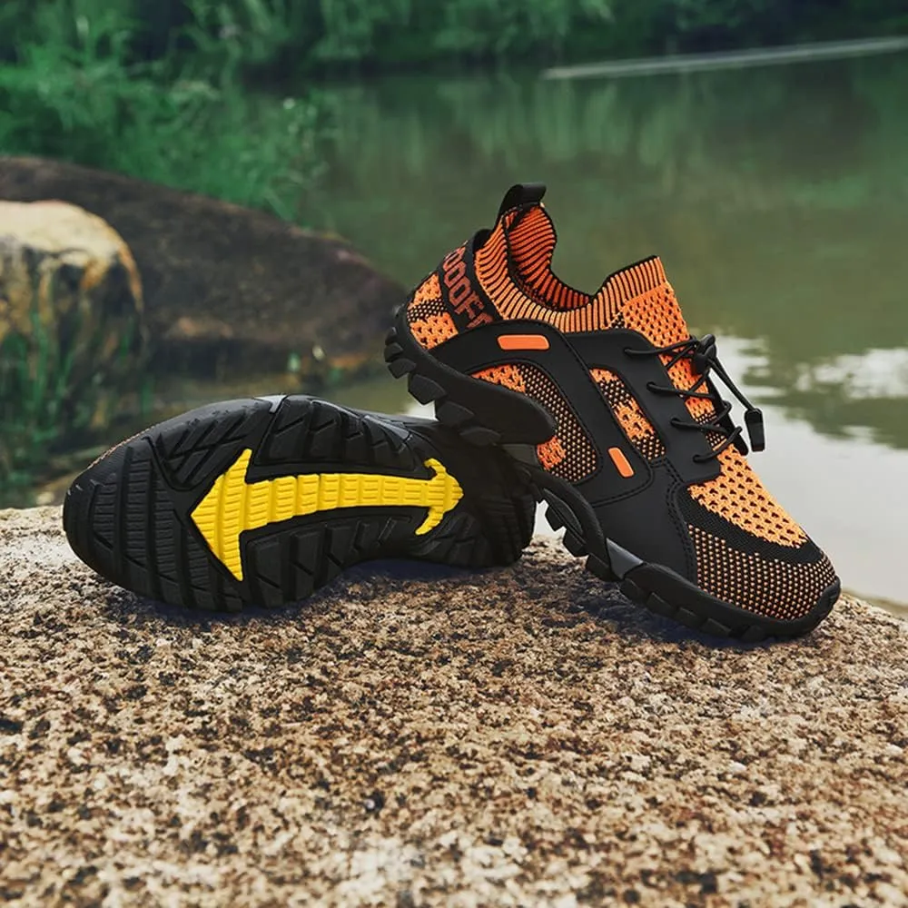 JITUUE Therapeutic Men's Walking Shoes.Plantar Fasciitis Running Shoes for Men,Comfort Arch Boosters and Cushioning Athletic Shoes
