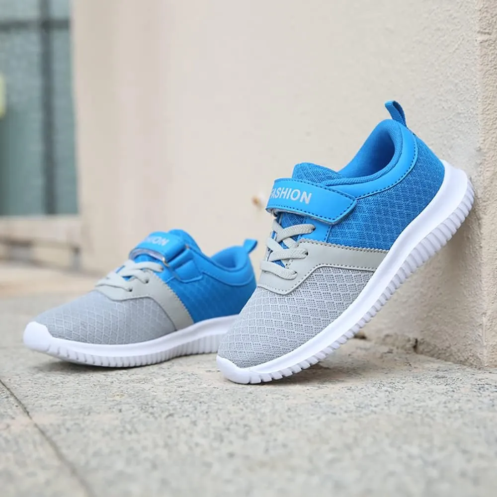 Kid Fashion Athletic Running Shoes Boys Lightweight Walking Shoes Breathable Knit Sneaker Tennis Sport Shoes for Little Kid and Big Kid