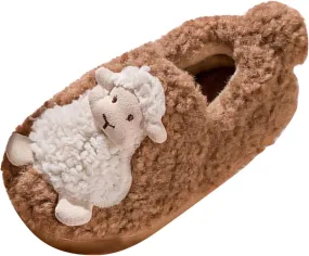 Kid Fuzzy Slippers Autumn And Winter Cute Boys And Girls Slippers Flat Bottom Soft And Comfortable Girls Slippers Summer