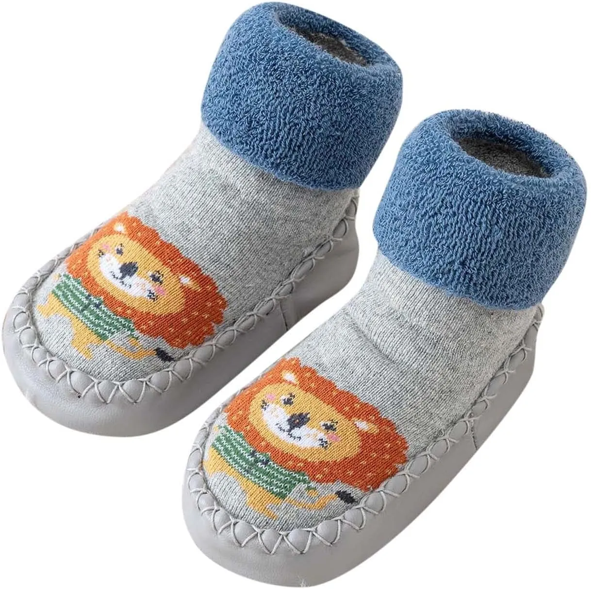 Kids Baby Toddler Slipper Boots Girl Sock Shoes Stretch Knit Rubber Sole Non-kid Indoor/Outdoor Floor Cozy Sneakers