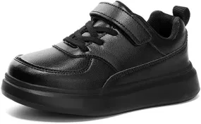 Kids Boy Girl PU Leather Casual Sport Shoes for Walking Running Exercise