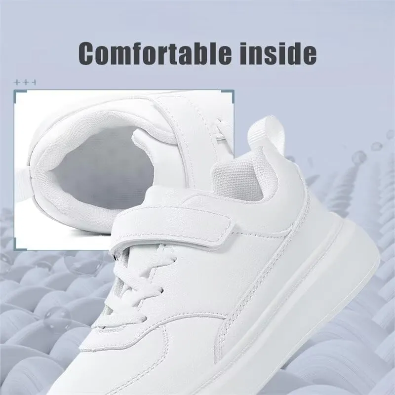 Kids Boy Girl PU Leather Casual Sport Shoes for Walking Running Exercise