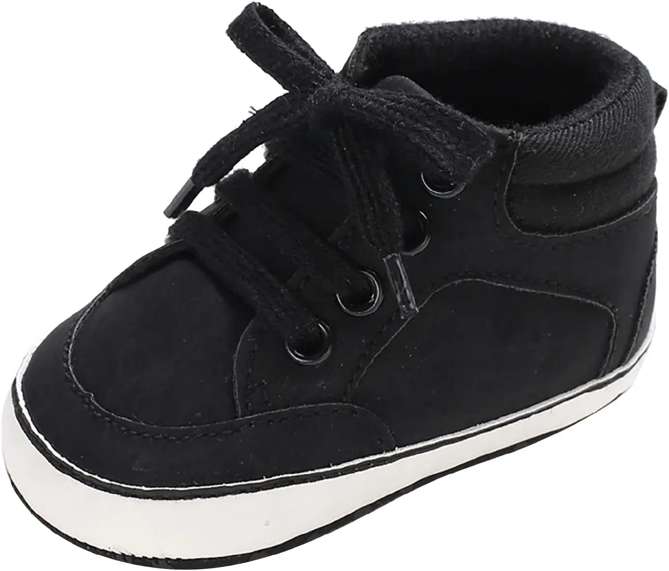 Kids Boys Girls Leather Shoes Flat Bottom Running Sneakers Boys Girls Outdoor Indoor Walking Sports Shoes