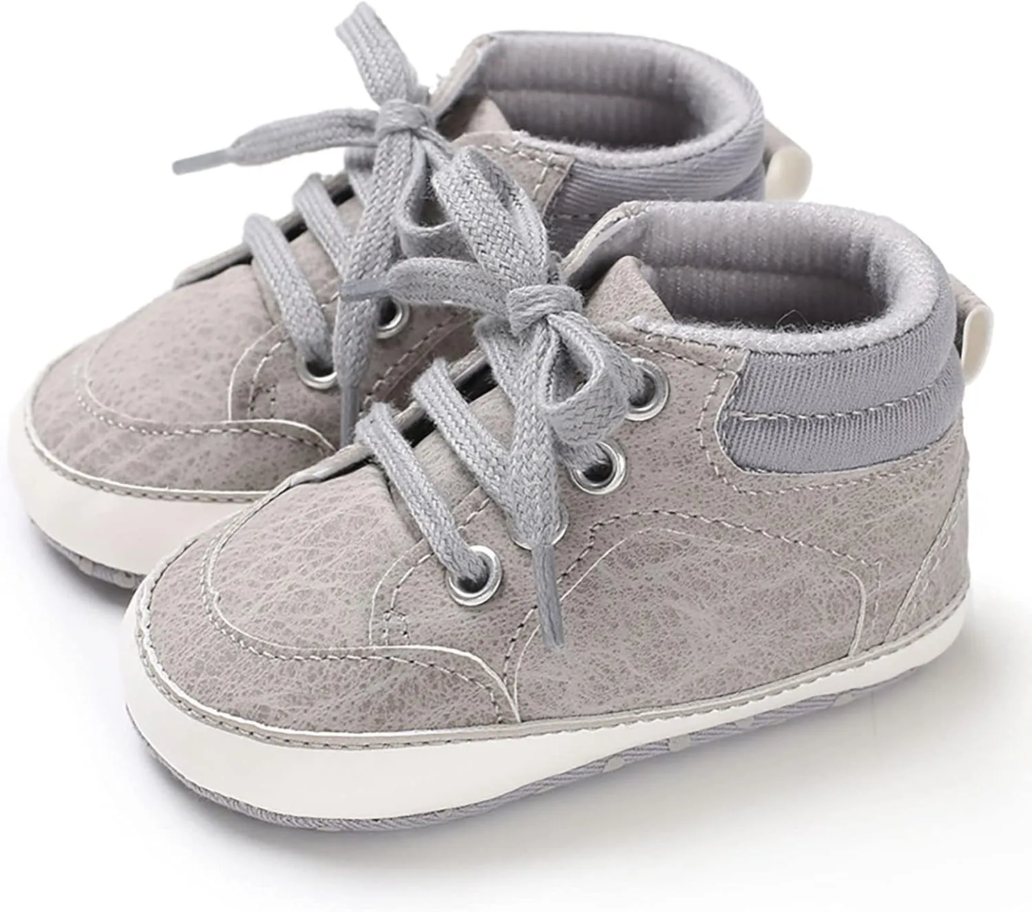 Kids Boys Girls Leather Shoes Flat Bottom Running Sneakers Boys Girls Outdoor Indoor Walking Sports Shoes