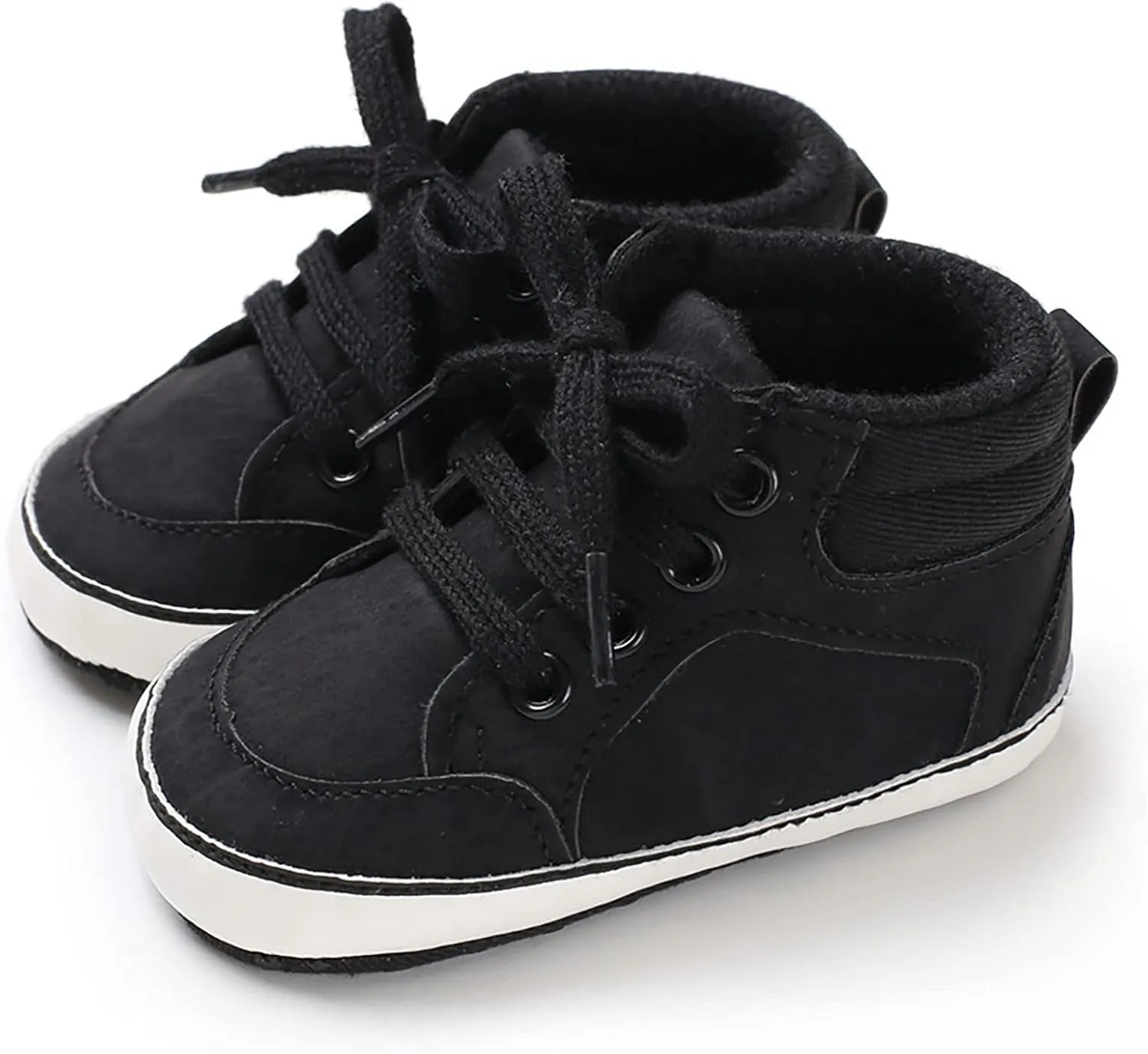 Kids Boys Girls Leather Shoes Flat Bottom Running Sneakers Boys Girls Outdoor Indoor Walking Sports Shoes